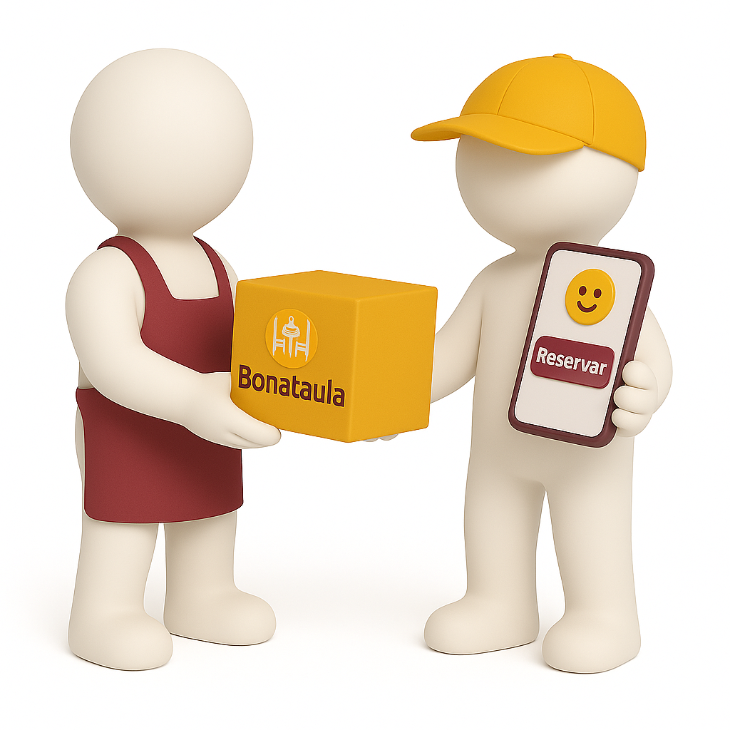 Entrega de sistema de reservas Bonataula a cliente satisfecho